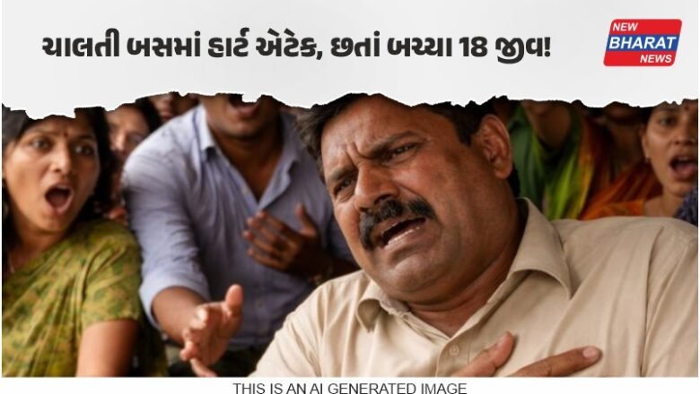 હૈદરાબાદ / ચાલતી બસમાં ડ્રાઈવરને આવ્યો હાર્ટ એટેક, મોત પહેલાં આવી રીતે બચાવ્યો 18 લોકોનો જીવ