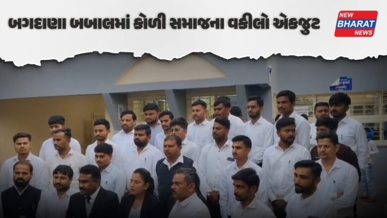 Bagdana બબાલ મુદ્દે કોળી સમાજના વકીલો મેદાને આવ્યા