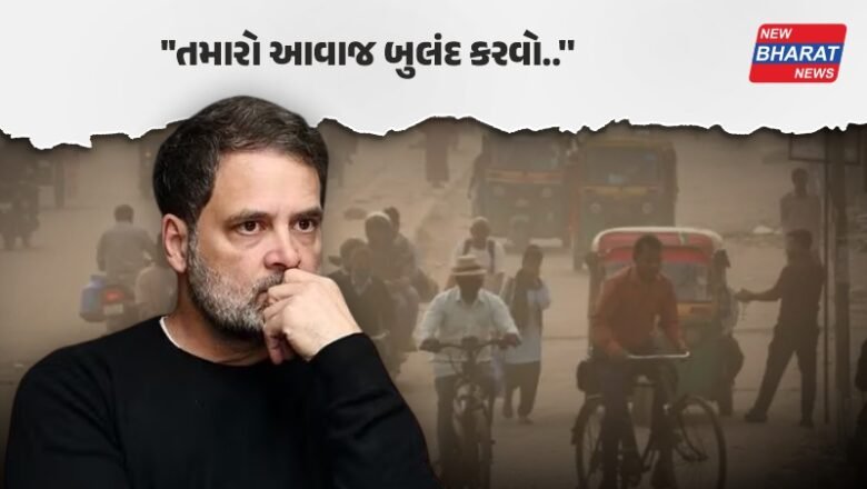 દિલ્હીમાં વાયુ પ્રદૂષણ મુદ્દે રાહુલ ગાંધીએ વ્યક્ત કરી ચિંતા, જાણો લોકોને શું કરી અપીલ!