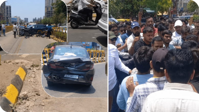 Rajkot Hit and Run : નશામાં ધુત બિલ્ડર પુત્રનો તાંડવ, કારથી 5 વાહનોને ટક્કર મારી; મહિલાની હાલત ગંભીર, લોકોએ કર્યો હંગામો
