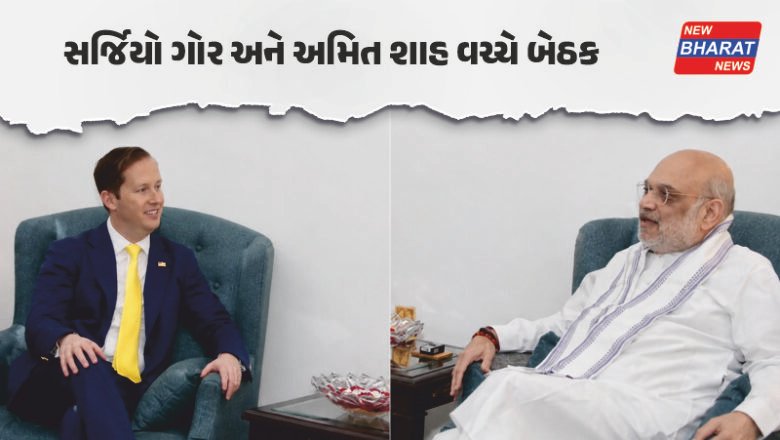 ભારત / અમિત શાહ અને અમેરિકી રાજદૂત સર્જિયો ગોર વચ્ચે મહત્વપૂર્ણ બેઠક, દ્વિપક્ષીય મુદ્દાઓ પર ચર્ચા